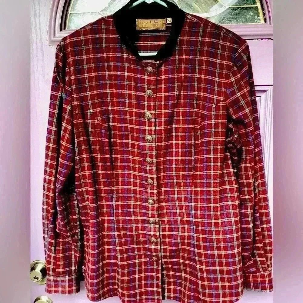Flannel Fitted Top LUCIA LUKKEN XL